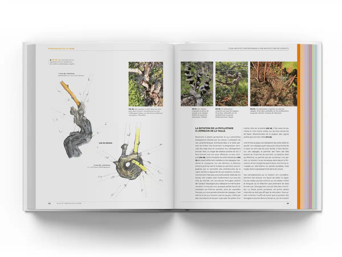 Taille et conduite de la vigne, le livre p88 89